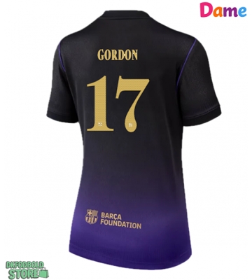 Barcelona Anthony Gordon #17 Replika Udebanetrøje Dame 2026-27 Kortærmet